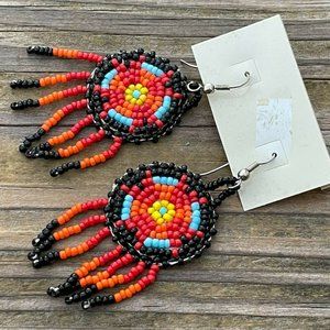 Women Earrings Multi Color Beads Women Ear Jewelry New